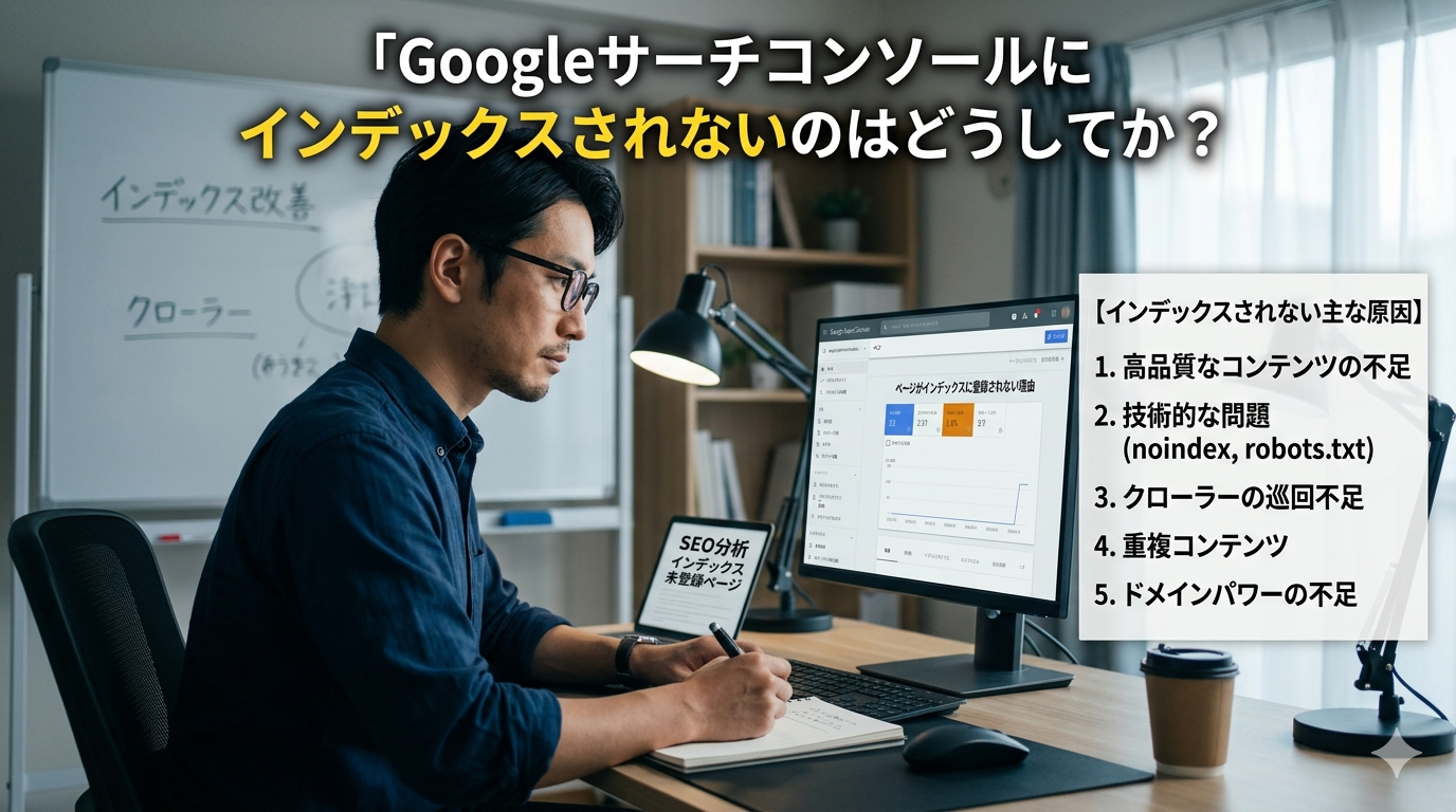 Googleサーチコンソールイにンデックス